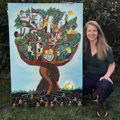 Originele schilderij - De Behoefteboom