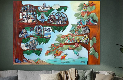 Canvas - Vrij als een vogel