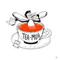 Adhesive Poster - Tea Mug – De ultieme illustratie voor échte theeleuten