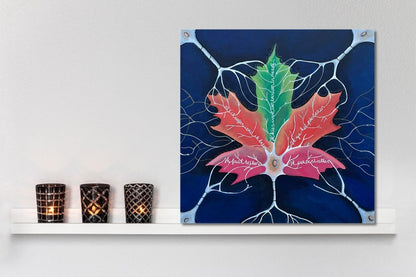 Originele schilderij - Het Neuronenblad