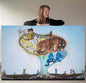 Originele schilderij - Het Brein als Boom