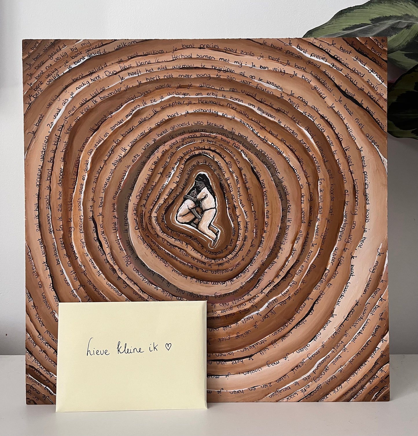 Originele schilderij - Omarm je Innerlijk Kind