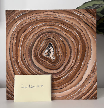 Originele schilderij - Omarm je Innerlijk Kind