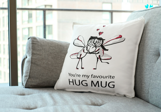 Kussen verschillende maten. You're my favorite Hug Mug